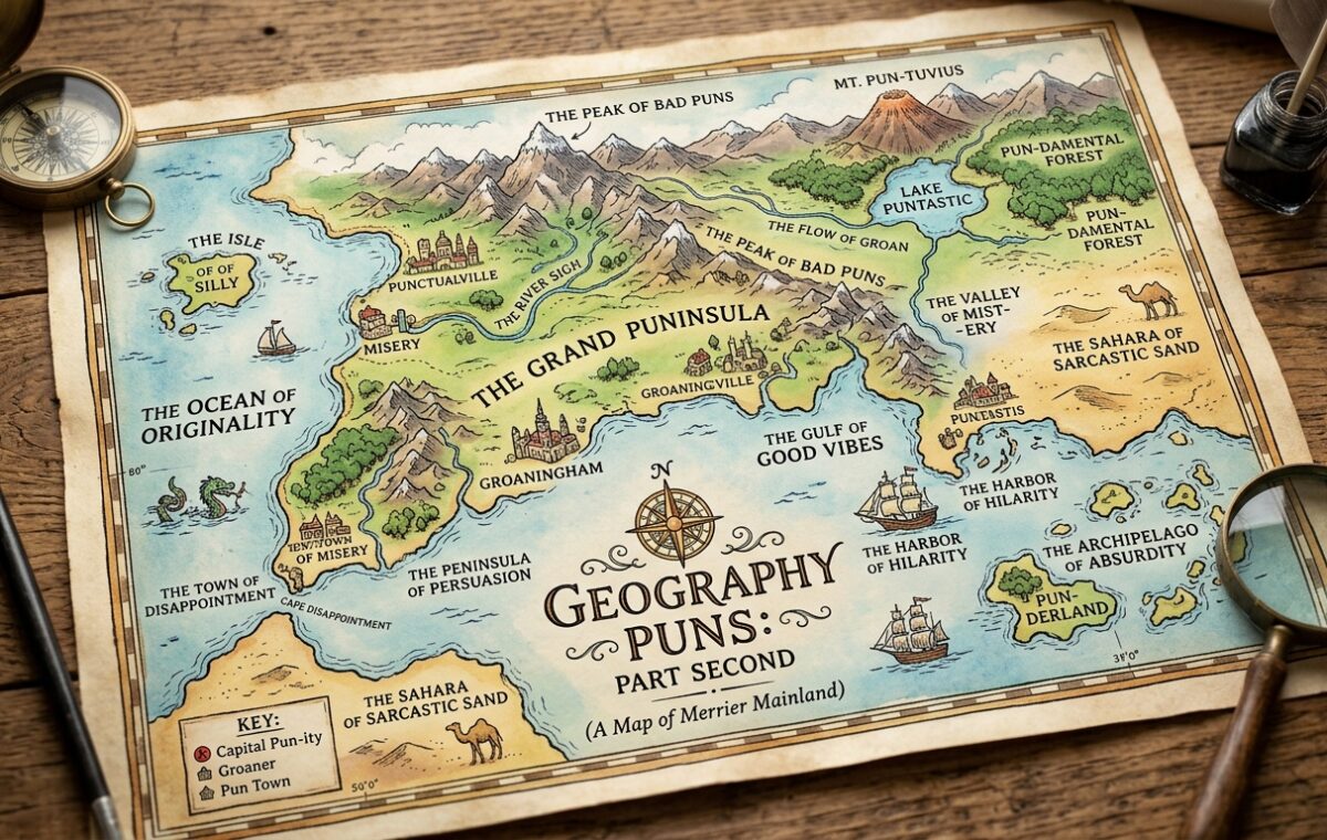 Funny  Geography Puns: 182 Geography Puns That Are World-Class 🌎😂  2026