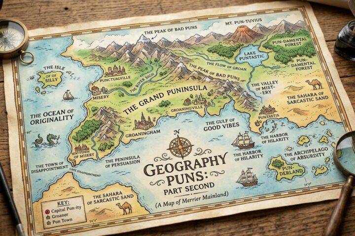 Funny  Geography Puns: 182 Geography Puns That Are World-Class 🌎😂  2026