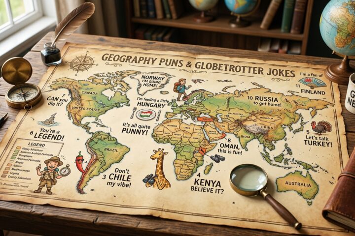 Funny 182 Geography Puns That Are World-Class ππ2026