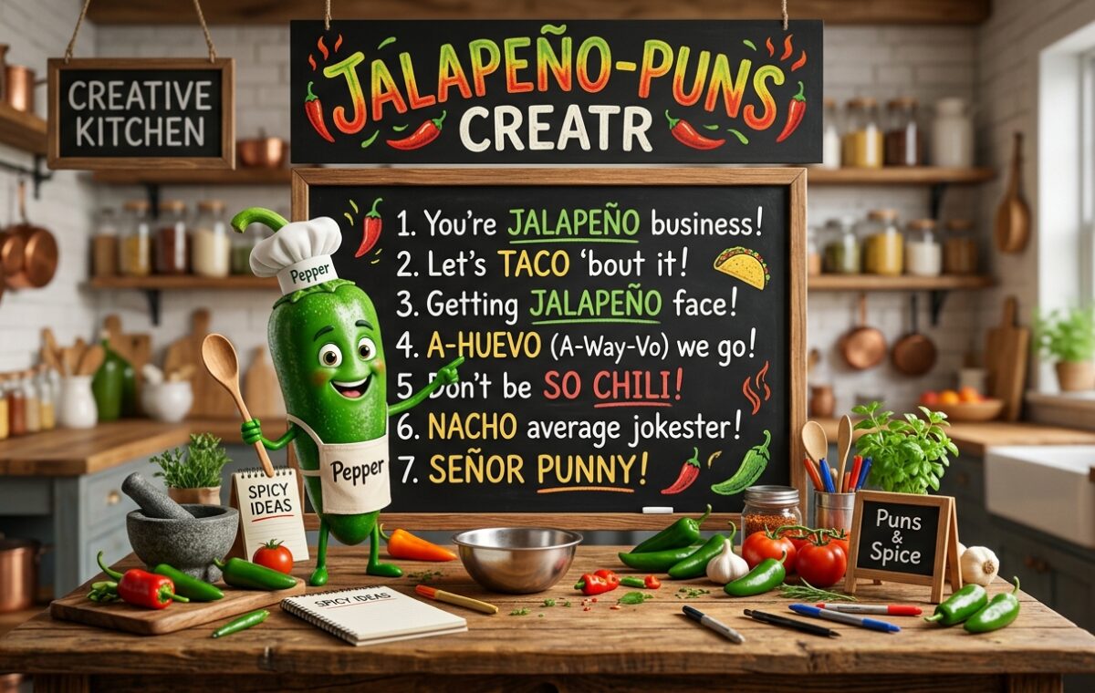 Funny 182 Jalapeño Puns That Are Hotter Than Your Salsa 🌶️😂2026
