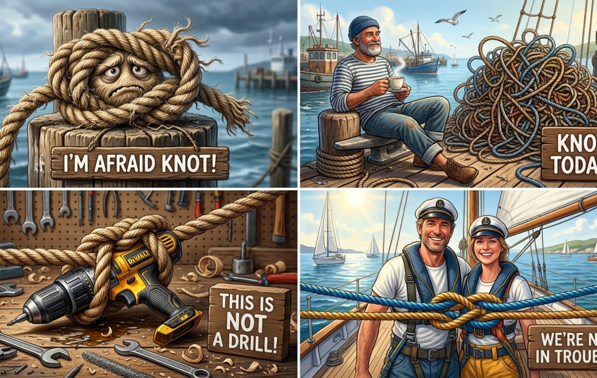 Funny 182 Knot Puns That Are Tied Up With Laughter 🪢😂2026