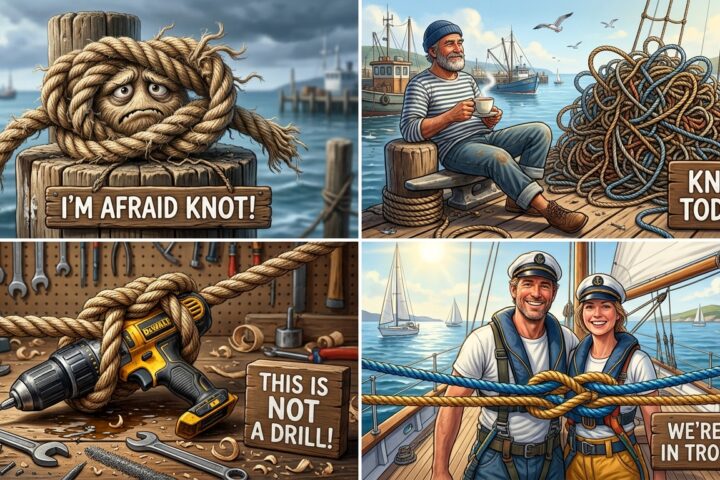 Funny 182 Knot Puns That Are Tied Up With Laughter 🪢😂2026