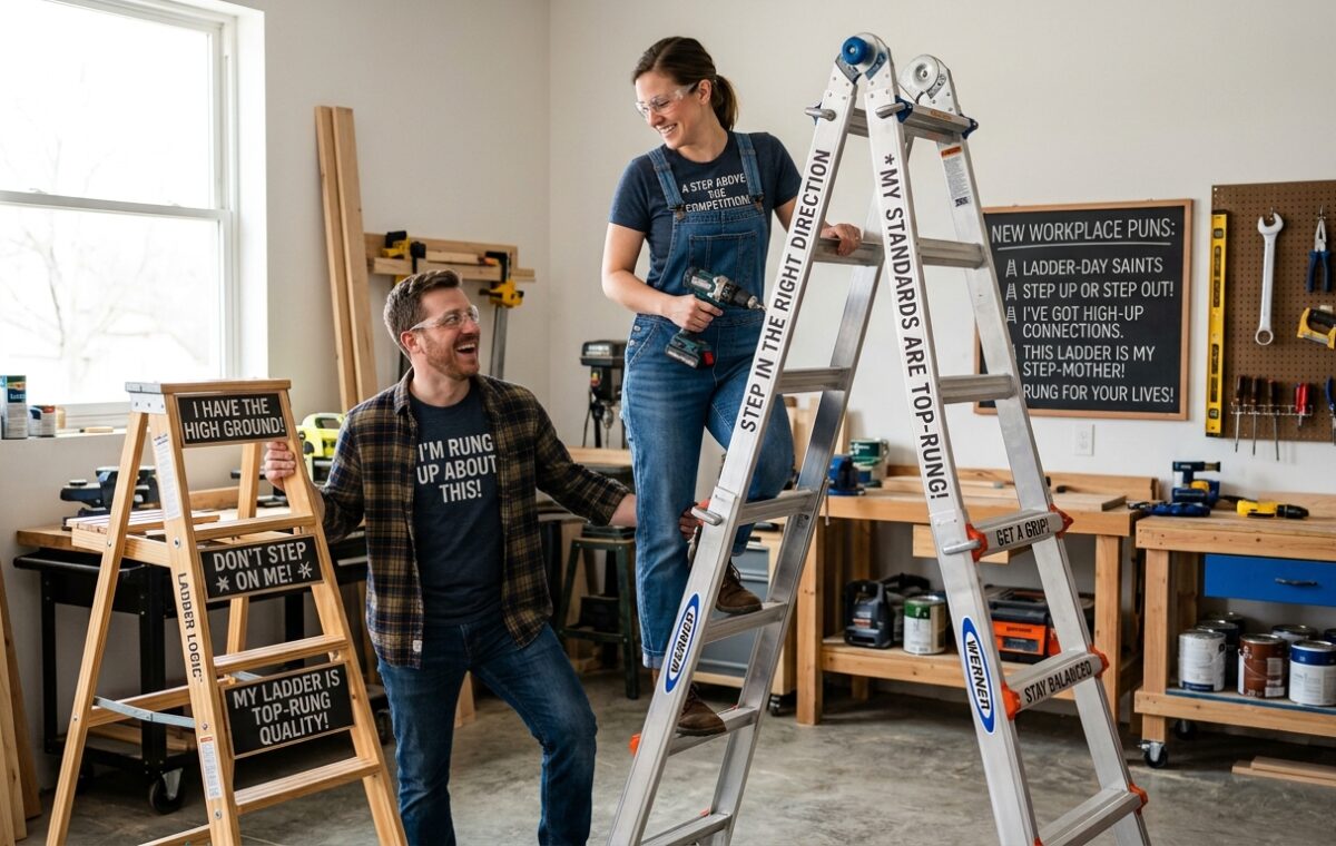 Funny 182 Ladder Puns That Will Take Your Humor to New Heights 🪜😂 2026