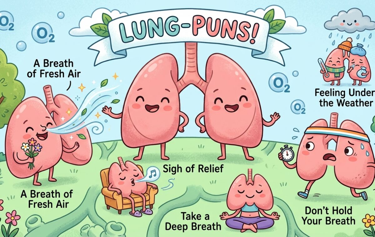 Lung Puns: 180+ Hilarious Jokes That Will Take Your Breath Away 🫁😂2026