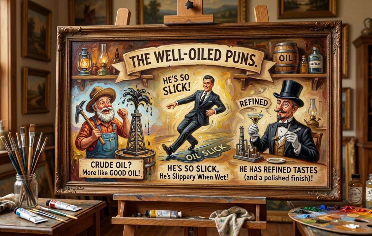 Funny 182 Oil Puns That Are Slick, Greasy & Hilarious 🛢️😂2026