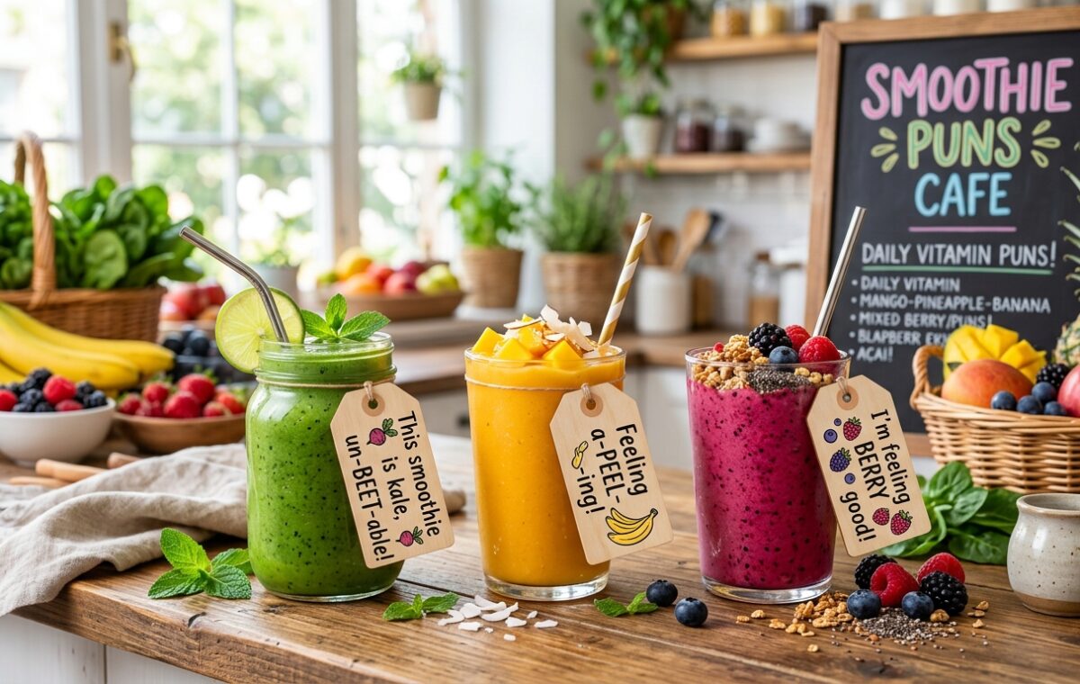 Funny 182 Smoothie Puns That Are Blend-tastic & Berry Funny 🥤😂2026