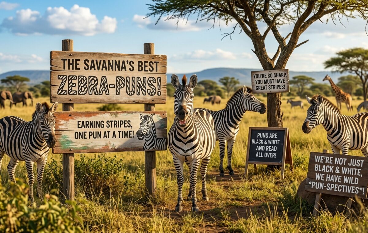 Funny 182 Zebra Puns That Are Totally Stripe-tacular 🦓😂2026