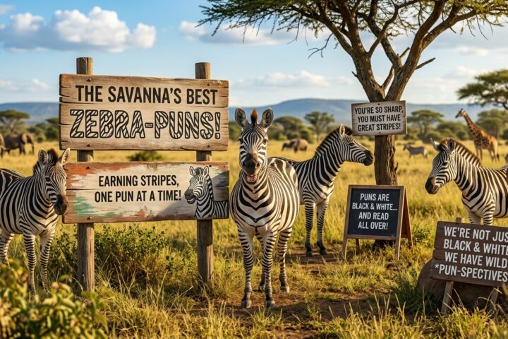 Funny 182 Zebra Puns That Are Totally Stripe-tacular 🦓😂2026