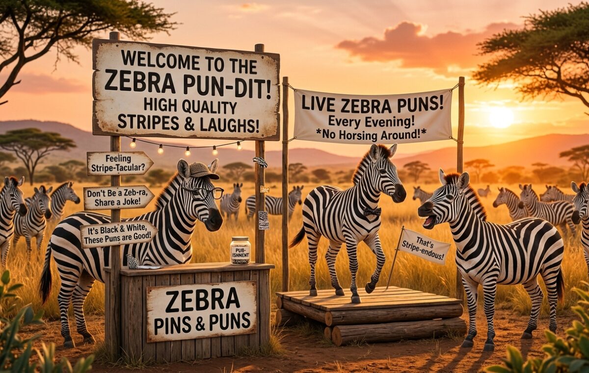 Funny 182 Zebra Puns That Are Wildly Funny & Striped With Humor 🦓😂2026